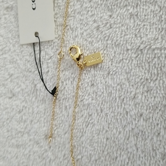 New COACH Chubby C Pendant Necklace - Picture 7 of 9